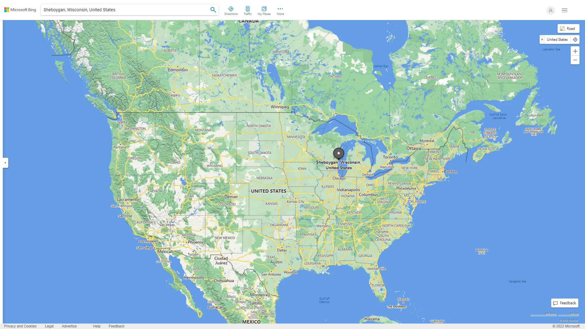 Where is Sheboygan in the US